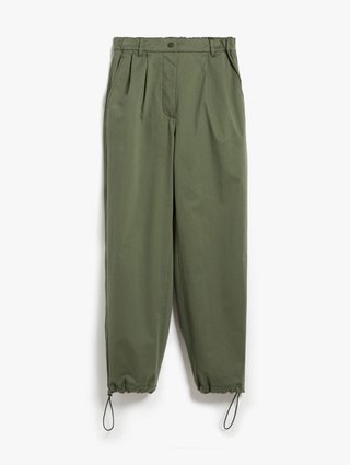 Зелёные брюки WEEKEND MAX MARA: фото - Invogue