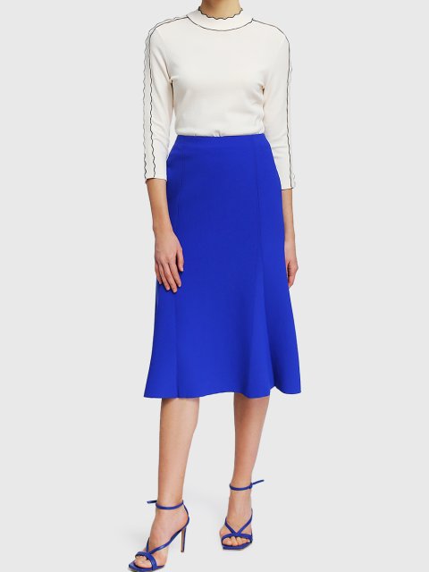 Синяя юбка MARC CAIN: фото 1 - Invogue