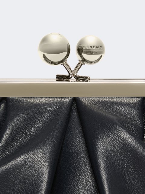 Темно-синя сумка Pasticcino Weekend MaxMara шкіряна: фото 4 - Invogue