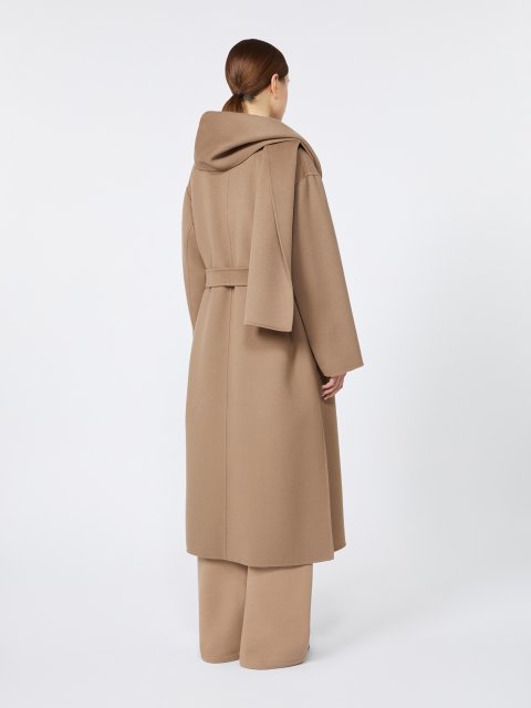 Світло-коричневе пальто MAX MARA з чистої вовни: фото 3 - Invogue