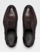 Темно-коричневі дербі  Zegna Siena Flex з полірованої вручну шкіри: фото 4 - Invogue