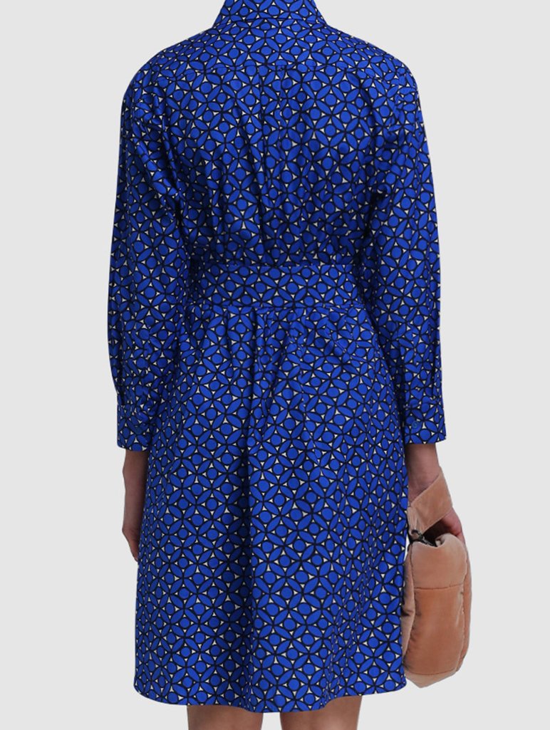Синее платье WEEKEND MAX MARA: фото 4 - Invogue