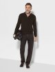 Темно-коричневе поло ZEGNA з кашеміру: фото 4 - Invogue