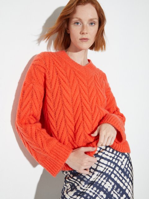 Оранжевый свитер MAX&CO из шерсти: фото 2 - Invogue