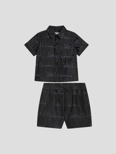 Костюм DOLCE&GABBANA KIDS з бавовни: фото - Invogue
