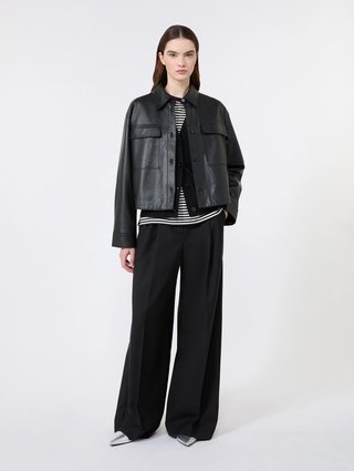 Чорні штани Weekend Max Mara з вовни: фото 2 - Invogue