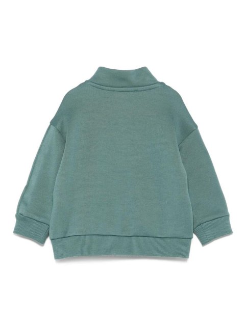 Ізумрудна кофта, штани EMPORIO ARMANI KIDS з бавовни: фото 1 - Invogue