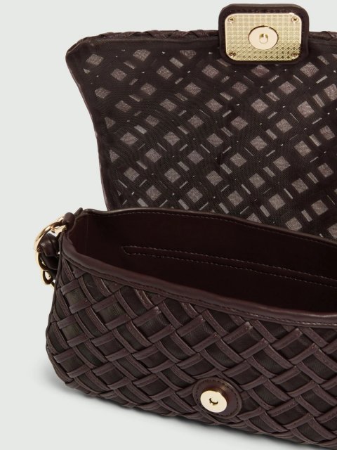 Темно-коричневая сумка MARELLA с эмблемой: фото 4 - Invogue