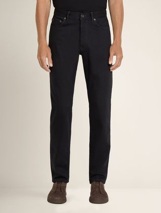 Чёрные джинсы Zegna из хлопка с эластаном: фото 1 - Invogue