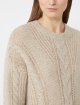 Кремовий светр MAX MARA з альпаки: фото 4 - Invogue
