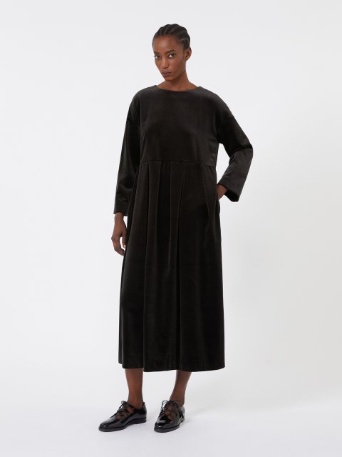 Темно-зелена сукня MAX MARA з бавовни: фото 1 - Invogue