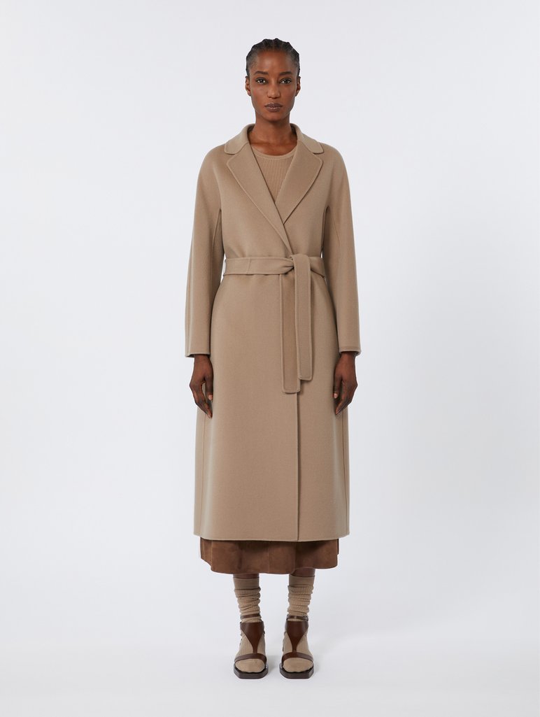 Сіре пальто MAX MARA з вовни: фото 3 - Invogue