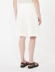 Білі бермуди Max Mara з бавовни та льону: фото 3 - Invogue