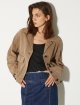 Куртка кольору какао Max&Co з бавовни та льону: фото 2 - Invogue