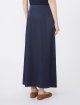 Темно-синя спідниця WEEKEND MAX MARA атласна: фото 3 - Invogue