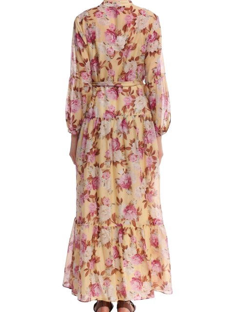 Бежевое платье MARELLA: фото 4 - Invogue