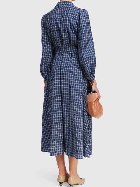 Синее платье WEEKEND MAX MARA: фото 2 - Invogue