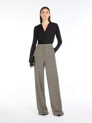 Черное боди Max Mara из эластичного трикотажа: фото 3 - Invogue