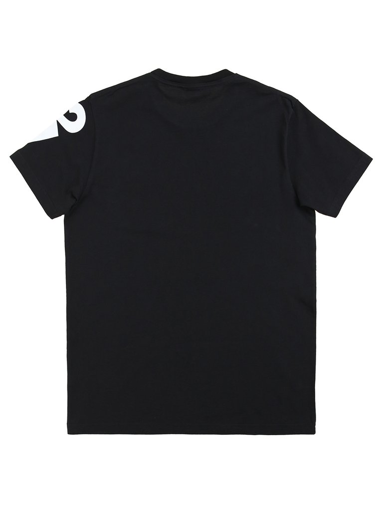Чёрная футболка DSQUARED KID: фото 3 - Invogue