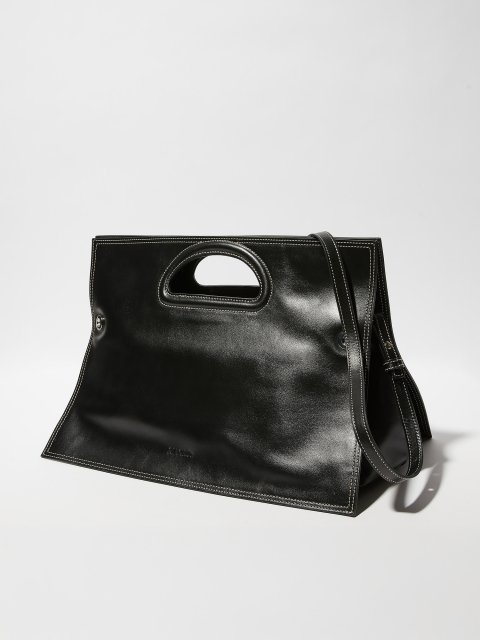 Черная сумка Max&Co из гладкой кожи: фото - Invogue