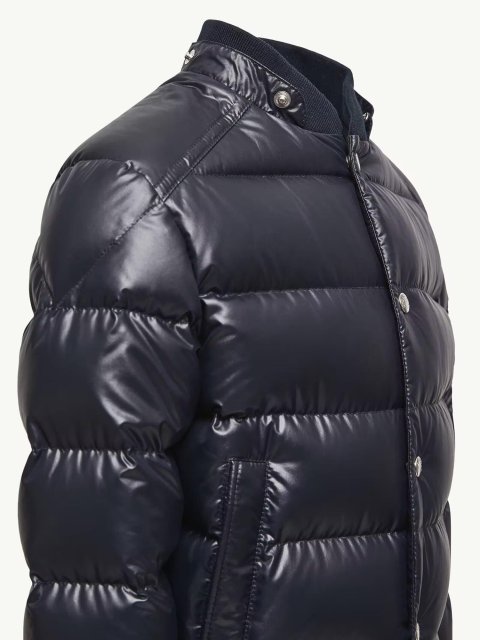 Темно-синя куртка MONCLER ENFANT : фото 6 - Invogue
