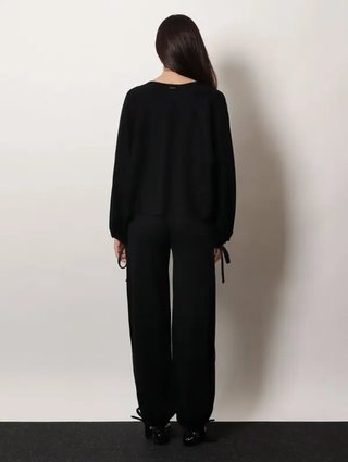 Чорні брюки MAX MARA з вовни: фото 2 - Invogue