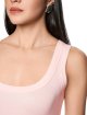 Розовый топ Marc Cain из хлопка: фото 4 - Invogue
