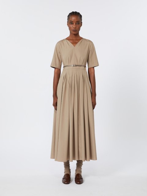 Сіра сукня MAX MARA з бавовни: фото 1 - Invogue