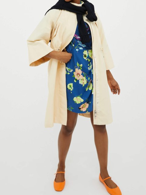 Бежевое пальто MAX&CO: фото 4 - Invogue