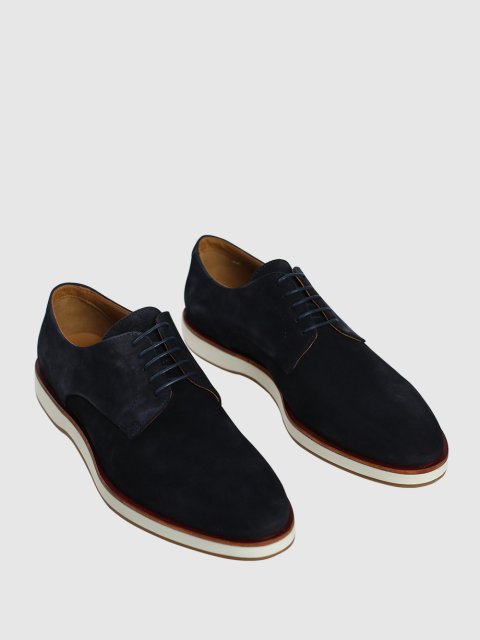 Синие туфли BOSS: фото 1 - Invogue