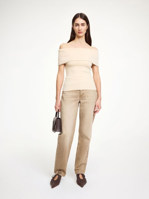 Коричневый топ BY MALENE BIRGER : фото 1 - Invogue