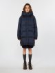 Темно-синій пуховик WEEKEND MAX MARA з капюшоном: фото 2 - Invogue