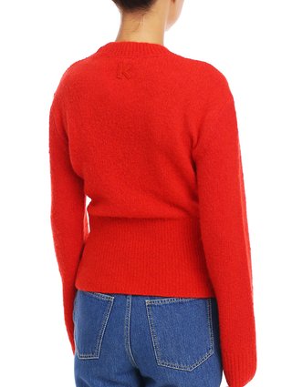 Красный свитер KENZO: фото 4 - Invogue