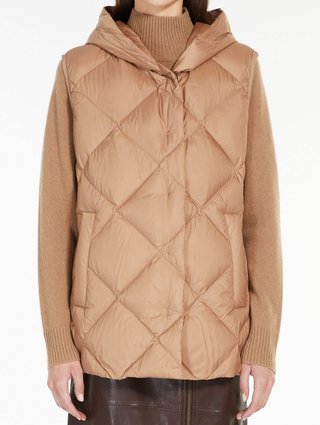 Коричневый жилет WEEKEND MAX MARA: фото 1 - Invogue