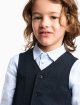 Лляна сорочка Emporio Armani Kids блакитна: фото 3 - Invogue