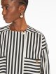 Чорно-біла сорочка Max Mara у смужку: фото 4 - Invogue