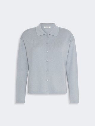 Блакитний кардиган Max Mara з вовни: фото - Invogue