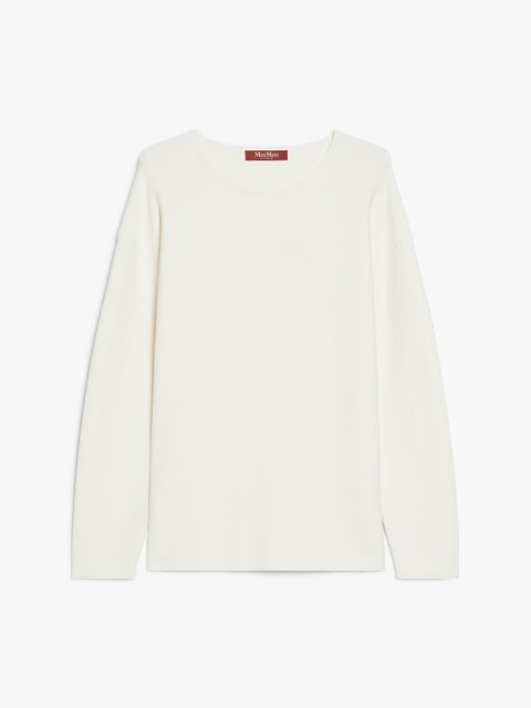 Білий светр Max Mara з еластичної віскози: фото - Invogue