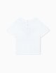 Футболка з бавовняного джерсі з принтом бейсболу Emporio Armani Kids: фото 1 - Invogue