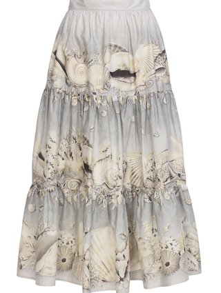 Бежевая юбка WEEKEND MAX MARA: фото - Invogue
