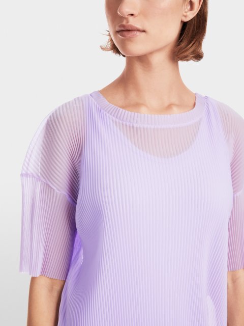 Фиолетовое платье Marc Cain свободного кроя: фото 4 - Invogue