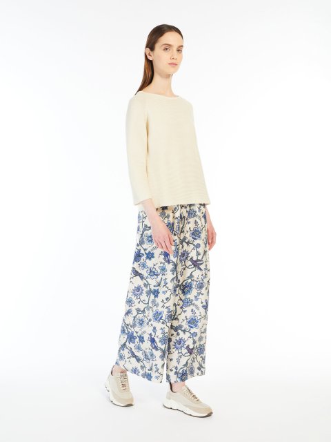 Ванільний светр WEEKEND MAX MARA вільного крою: фото 4 - Invogue