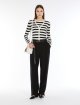 Чорно-білий кардиган Max Mara вовняно-шовковий: фото 1 - Invogue