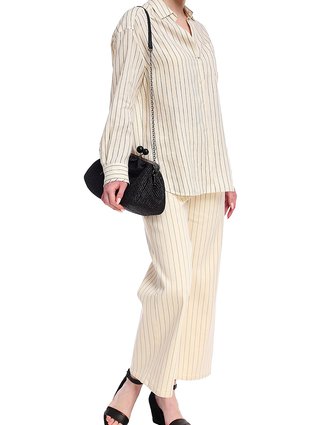 Чёрная рубашка WEEKEND MAX MARA: фото 3 - Invogue