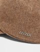 Коричнева кепка ZEGNA з кашеміру: фото 1 - Invogue