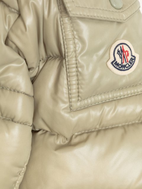 Зелена куртка MONCLER ENFANT : фото 2 - Invogue