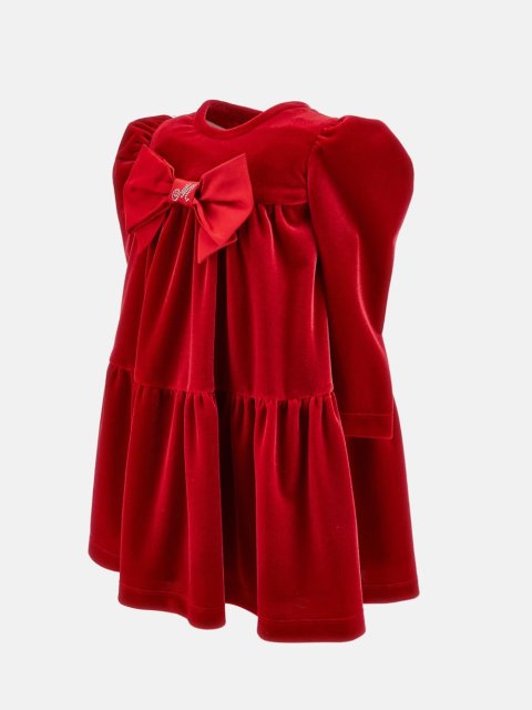 Червона сукня MONNALISA з бантом: фото 2 - Invogue