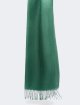 Зеленый шарф Weekend Accessories из чистой льняной пряжи: фото - Invogue