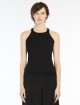 Чорний топ Sportmax шовковий: фото 1 - Invogue