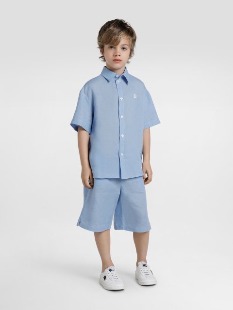Білі кеди DOLCE&GABBANA KIDS зі шкіри: фото 5 - Invogue